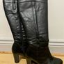 Pitillos Black Leather Knee High Boots Image 3