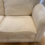 9 foot long cream sofa Image 5