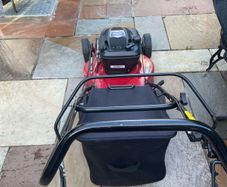 petrol lawnmower