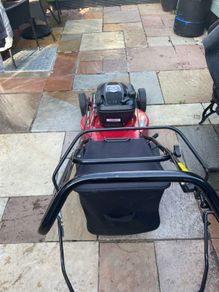 petrol lawnmower