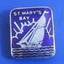ST. MARY'S BAY (holiday camp, Devon) - a rare camper's enamel badge (1960's) Image 5