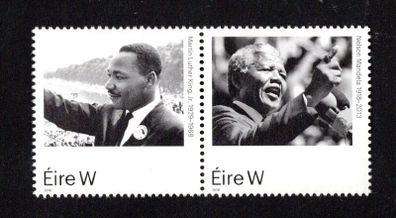 2018 Ireland International Statesmen: Martin Luther King, Jr & Nelson Mandela Commemorative Stamps Mint Never Hinged (MNH)