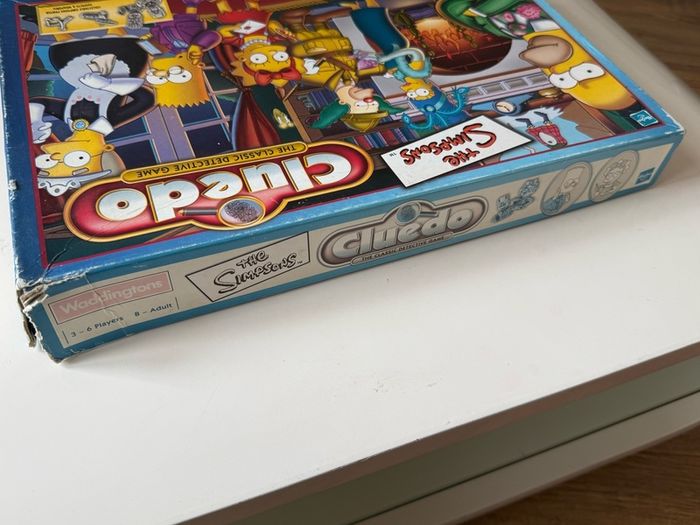 Vintage Simpsons Cluedo 2001 Complete