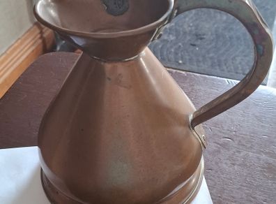 Copper Quart Haystack Jug