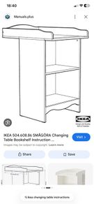baby changing table - IKEA