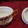 Royal Imperial Fruit Garden Finest Bone China Gold Gilt Two Handled Sugar Bowl With Lid And Underplate Made In England Image 9