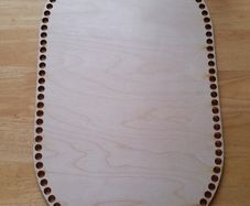 Basket wooden base