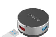 ORICO USB 3.0 HUB (5Gbps) 4 Ports Cross Shaped Slots Bottom Aluminum Alloy Compact Design (Brand New/Warranty)