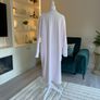 Reduced Ladies Baby Pink Button-front Fleece Dressing Gown Robe or Housecoat Image 8