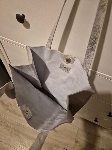Oasis leather handbag 30 x 36 cm