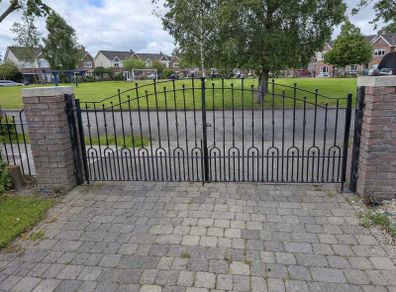 Steel gates