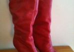 Pink playboy boots