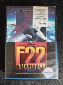 F22 Interceptor. Sega Genesis/Megadrive