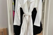 Zara trench in white new