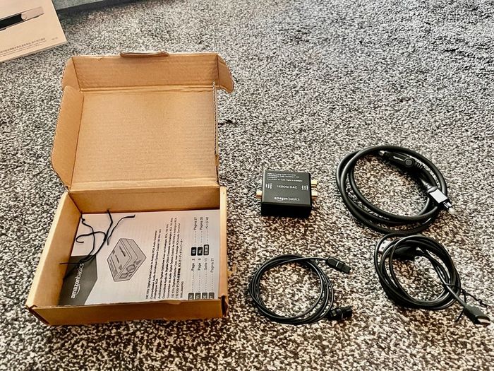 Amazon basics DAC + cables