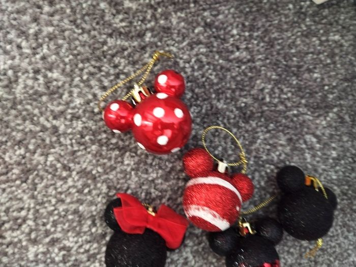Box Of New as New Disney Christmas Ornaments and Gifts