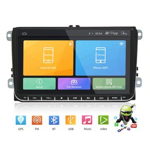 9inch 2 Din Android 8.1 Car Multimedia Player GPS Navigation With Radio Bluetooth Call Wifi Function Fit For VW Golf POLO PASSAT CADDY TOURAN Volkswagen