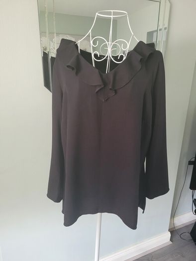 dunnes black blouse