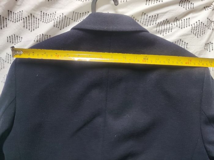White Label Mens navy overcoat