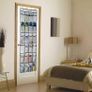 FREE SHIPPING Hanging Organiser Over the Door, Shoe Racks, Shoe Storage, 24 Large Mesh Pockets Storage hanger for Bedroom Bathroom Closet, 59 X 21.6, White Image 3