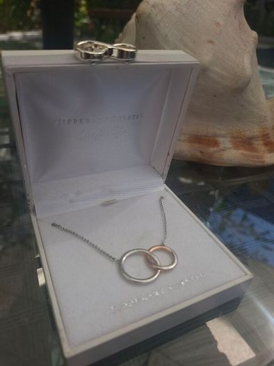 Tipperary Crystal Infinity Interlocking Circle Pendant