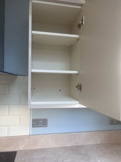 Solid painted kitchen