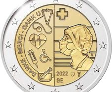 Belgium 2 Euro Commemorative Coin 2022 - The Healthcare. Uncirculated.