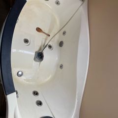 Jacuzzi Bath Large 10 jet with shower and LED light 180cm X 100cm