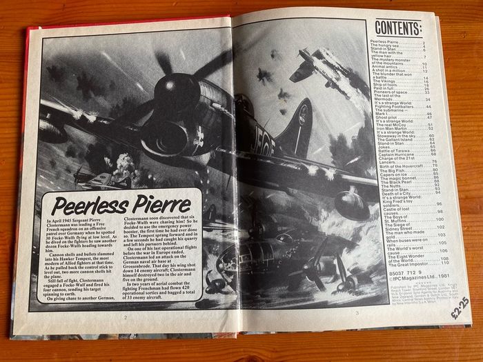 Comic: 'Valiant' annual 1982