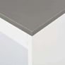 Bar Table with Shelf White 110x50x103 cm - Free Delivery Nationwide Image 6