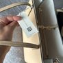 Tory Burch leather tote bag, like new, with QR code Image 4