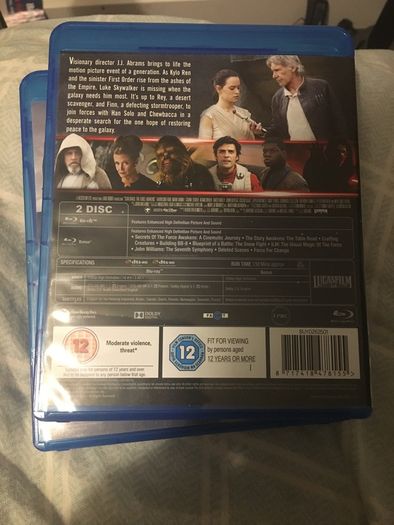 Star Wars - The Force Awakens 2 Disc Blu-ray