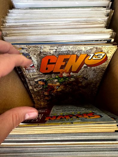 Image & Top Cow Long Comic Box w 320 comics for Sale