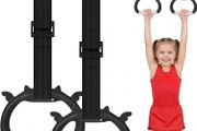 Gymnastics Rings Set, Children's Home Gym Equipment, Children's Adjustable Strap Strength Training Rings, Pulling Rings for Physical Training