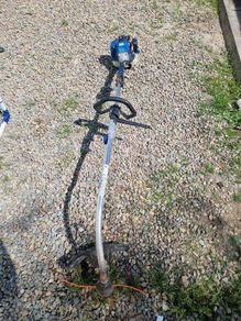 Hyundai power head with grass trimmer attachment