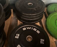 Bumper plates two euro per kgs weights