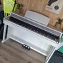 White Thomann piano Image 2