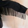 Women's Jacket NWOT SIZE 14 Faux Black Suede Image 3