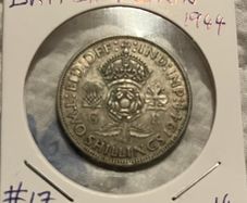 British Florin 1944 (50% Silver)