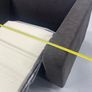Lovely Grey Sofa Bed with Single Bed Pull-Out Image 9