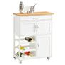 Serving Trolley Cabinet  black or white  FREE DELIVERY Image 6
