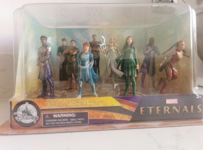 Marvel Eternals Deluxe Figurine Set  Disney Store Exclusive New & Sealed