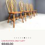 Ercol bistro chairs mid- century Image 4