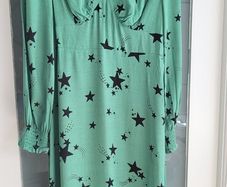 M&S Collection green mix star midi Sz 8 - Bnwt Rrp 70