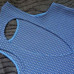 Zara Blue White Dress  Size 8-12