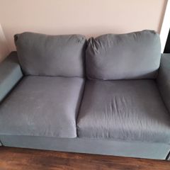 Sofa and Longue with Headrest - Barely used - Gray