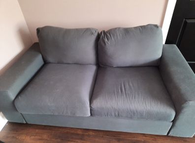 Sofa and Longue with Headrest - Barely used - Gray