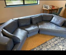 leather sofa