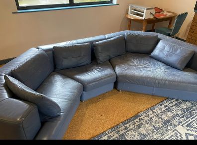 leather sofa