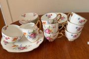 Antique/Vintage 1960's Hammersley 6 Piece Fine Bone China Afternoon Tea Set